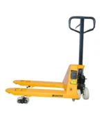 right side view of short length pallet truck 2.0 ton