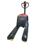 front view of battery operated pallet truck