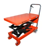 top view of scissor lift Table 350kg capacity , lifting height 1.3m & platform size 500 X 900 mm