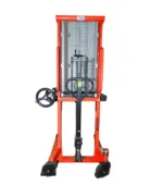 back view of drum lifter and drum tilter, 350kg capacity