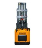 front view of ride on fully electric stacker 1.5ton & 3m lifting height