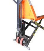 wheel and operating handle of high lift pallet truck 1.5 ton