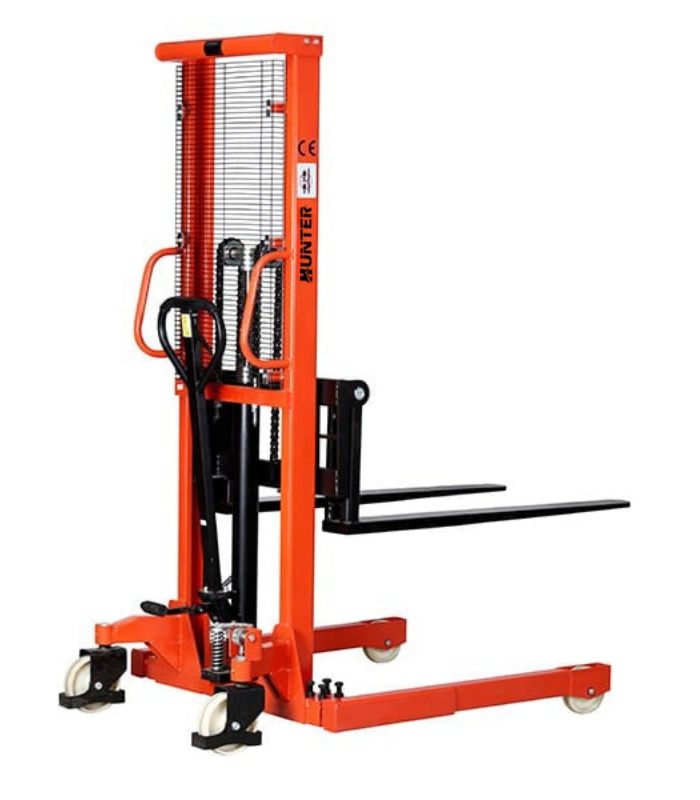 front Side View of Manual Stacker 1.5 Ton Capacity & 3m lifting height