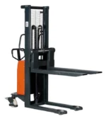 side view of Semi-Electric Stacker 1.5 Ton Capacity with 1.6m Lifting Height