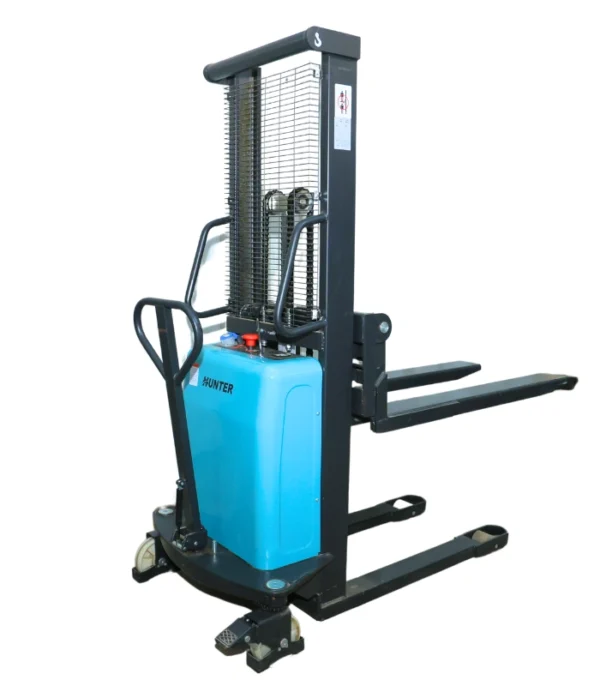 Semi-Electric Stacker 1.5Ton Capacity with 3m Lifting Height