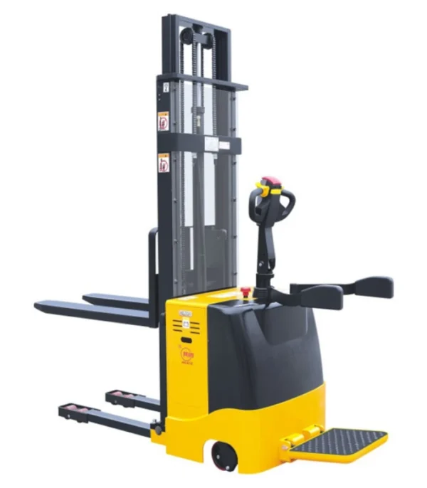 ride on fully electric stacker 1 ton capacity & 1.6m lifting height