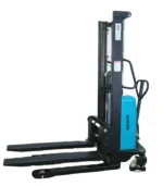 side view of Semi-Electric Stacker 1 Ton Capacity with 3m Lifting Height