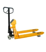 right side view of weigh scale pallet truck 3 ton capacity