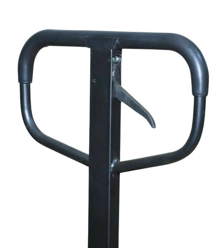 steering handle view of extra length pallet truck 2.5 ton capacity